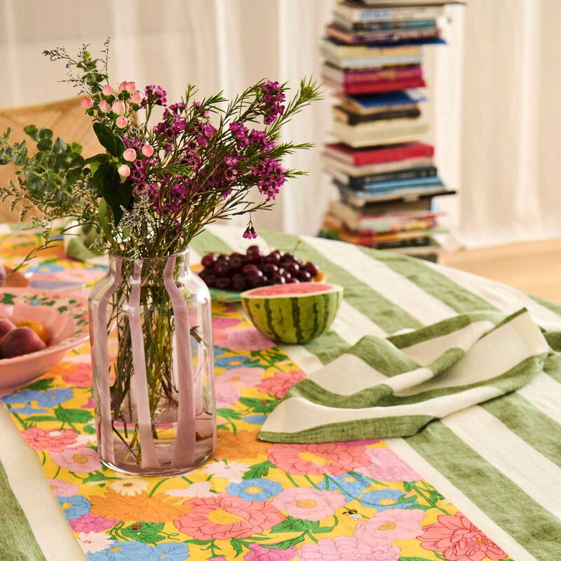 Kip&Co Moss Stripe 4P Napkin Set image number 1